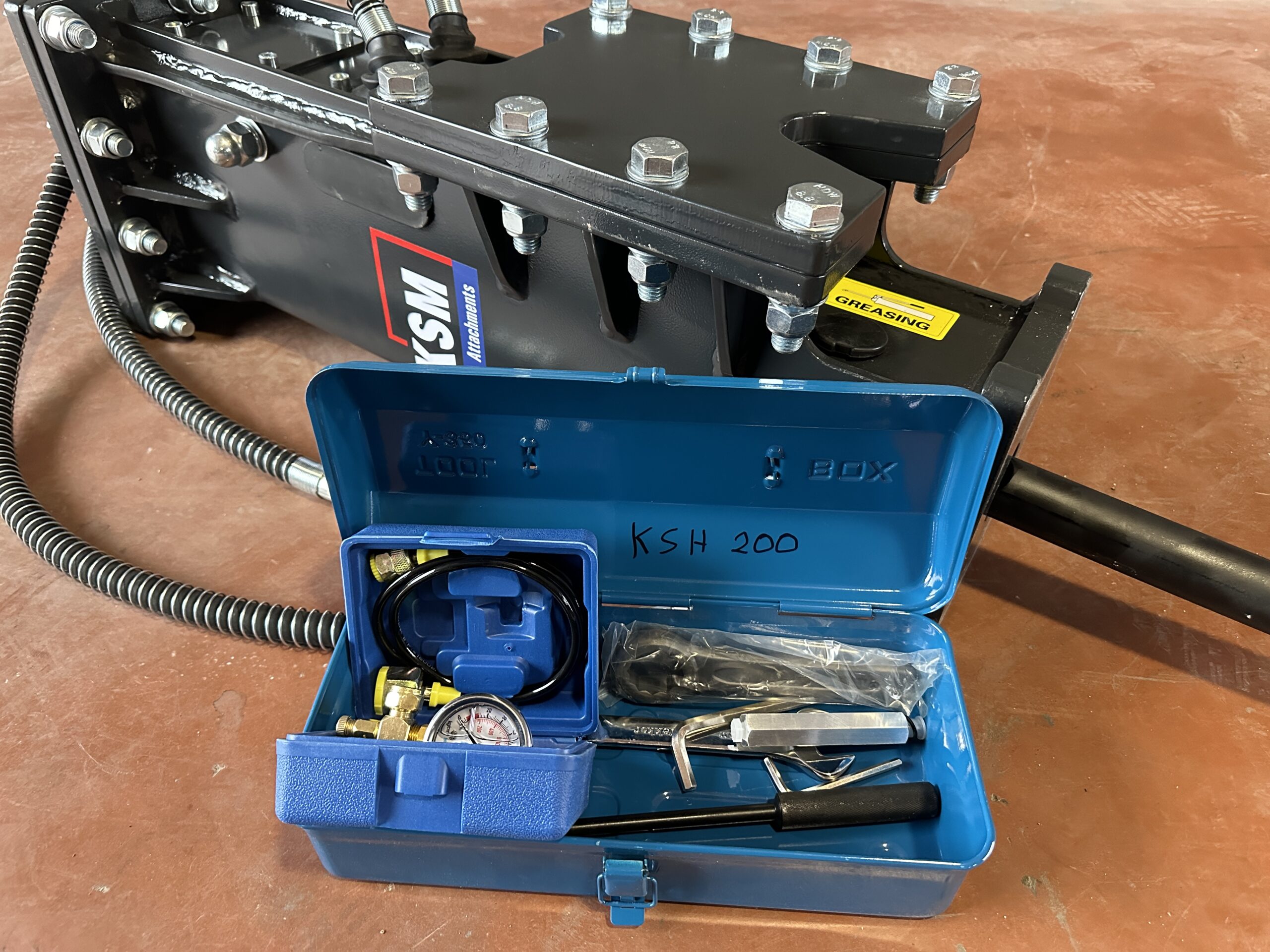 Hydraulic hammer KSM Attachments KSH200 with front mounting - Image 15
