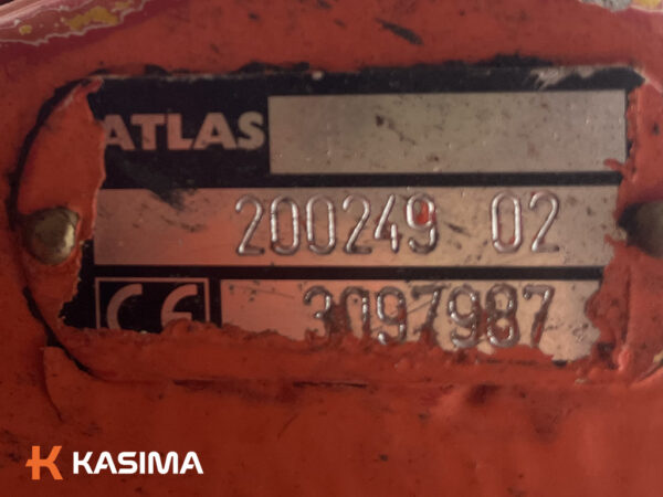 Atlas ekskavatoriaus kaušo kėlimo cilindras,