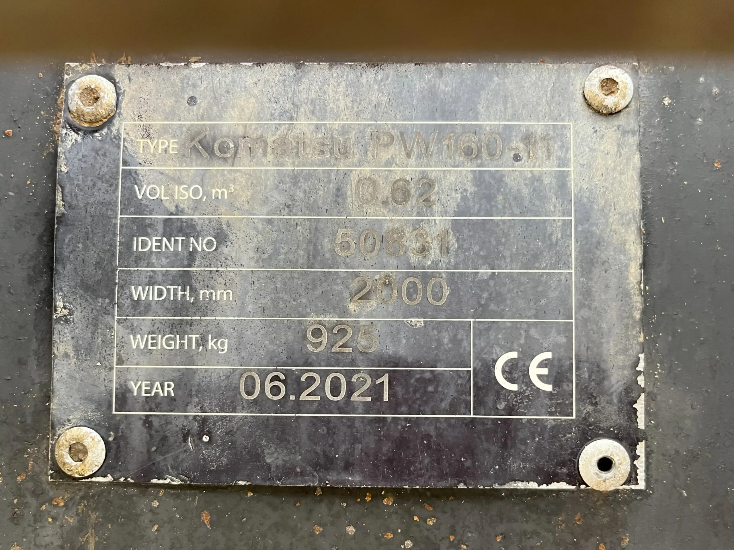 Komatsu vartomas planiravimo kaušas (2000mm) - Image 18
