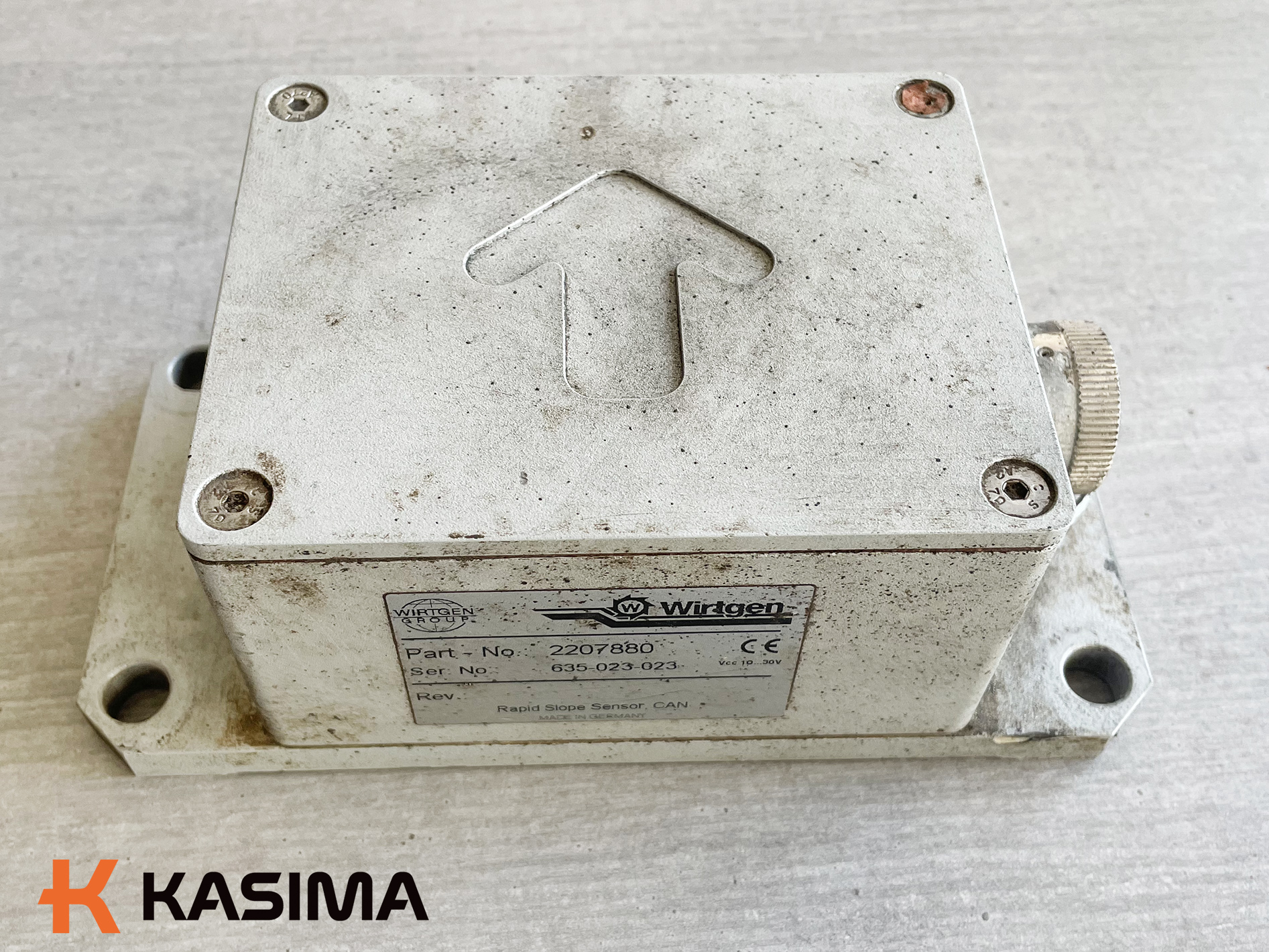 Wirtgen greitojo nuolydžio jutiklis